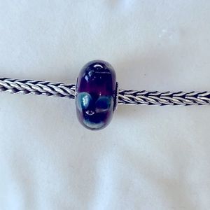 Trollbeads Violet Flower Bead Charm